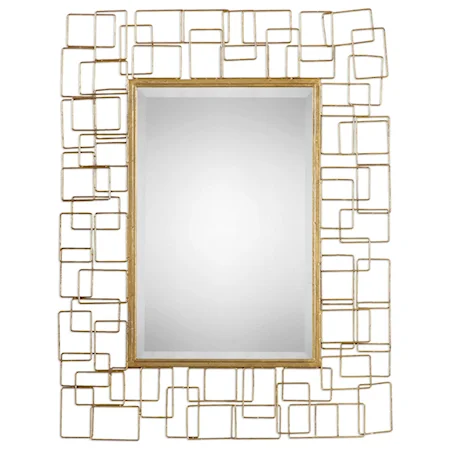 Asner Modern Gold Mirror